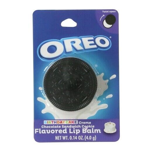 Taste Beauty OREO - FLAVORED LIP BALM - BIRTHDAY CAKE CREME FLAVOR, Clear