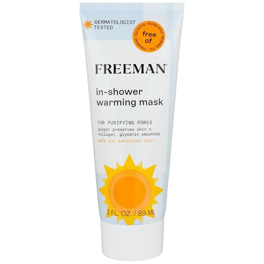 FREEMAN, Ginger Extract In Shower Warming Facial Mask, 3 Fl Oz