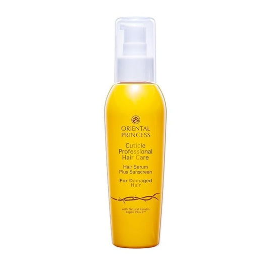 HairxOrientalprincess Cuticle Professional Hair Care Hair Serum Plus Suns, Natural Keratin Repair Plus E, 4 Concentrated Formula Hair Nourishing Vitamin (for Damaged Hair, Camellia Oil)