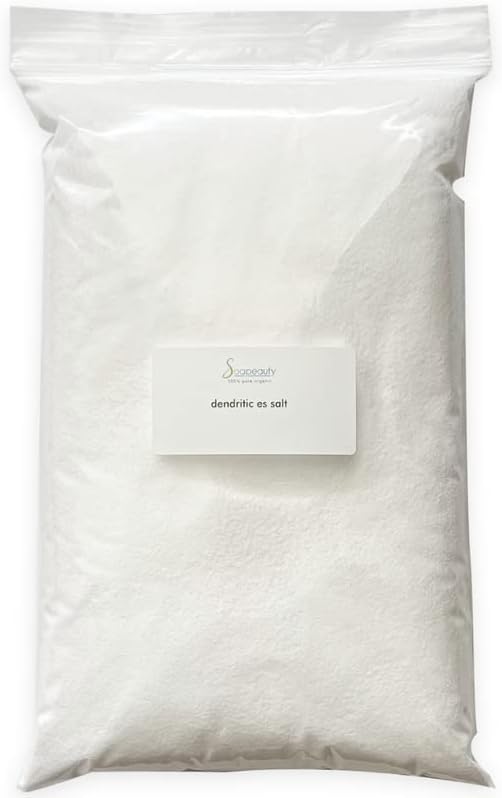 Soapeauty Dendritic Salt 2 lbs | Premium Fine Salt Grain Bath Scrub, Milk Bath, Exfoliant for Body Relaxation