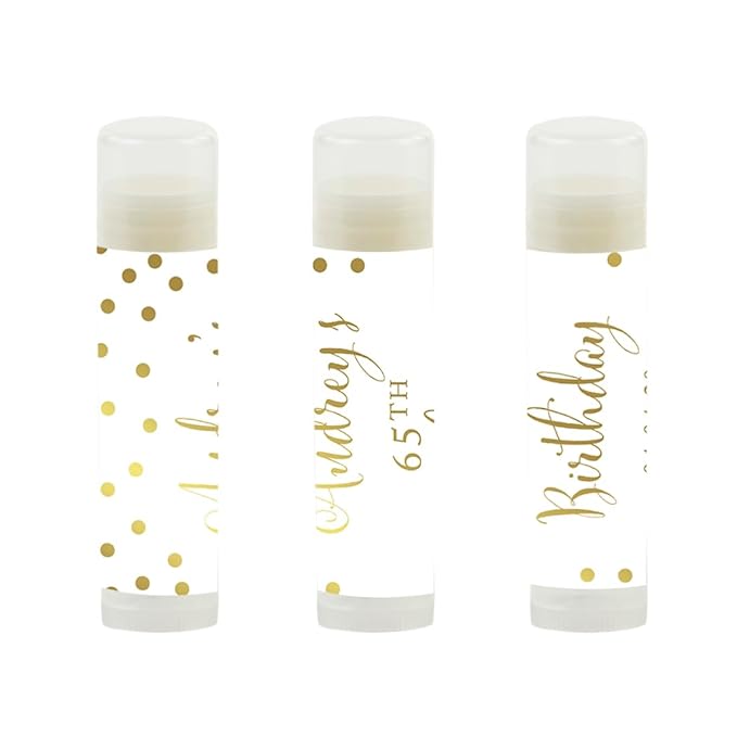 Andaz Press Personalized Milestone Birthday Party Gold