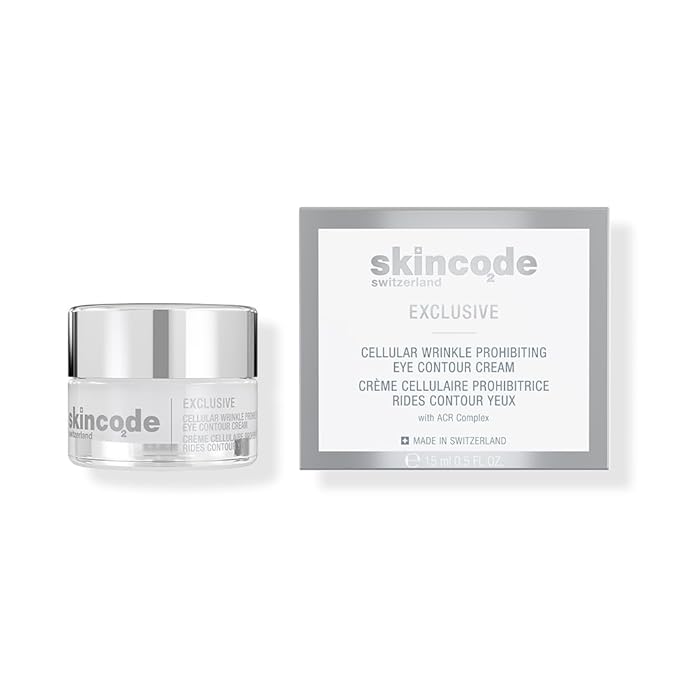 Exclusive Cellular Wrinkle Prohibiting Eye Contour cream - Anti-Aging Eye Cream - Ceramide Boost, Dark Circle Reducer & Puffiness Relief for Youthful Radiance (0.5 Oz / 15 mL)