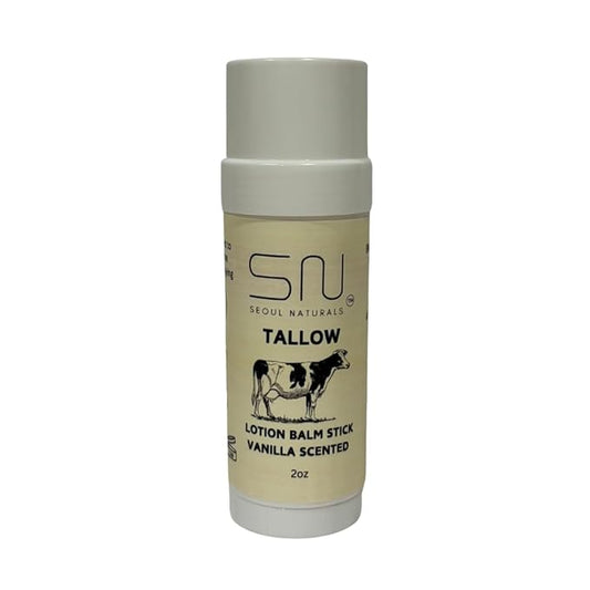 Seoul Naturals Tallow Lotion Balm Stick, Vanilla Scented (2oz), k beauty