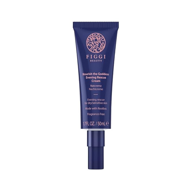 Face Moisturizer Evening Cream 50ml | Nourish the Goddess Night Cream for Face | Face Cream Formulated for Anxious & Sensitive Skin | Vegan & Cruelty Free |