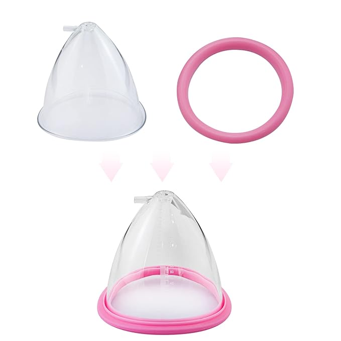 Elitzia Accessories Cup 70 80 90 105 120 One Pair Breast Enlargement Vacuum Pump Cups Shape Breast Lifting Machine Digital Breast Beauty Salon Spa Equipment Professional Beauty Instrument
