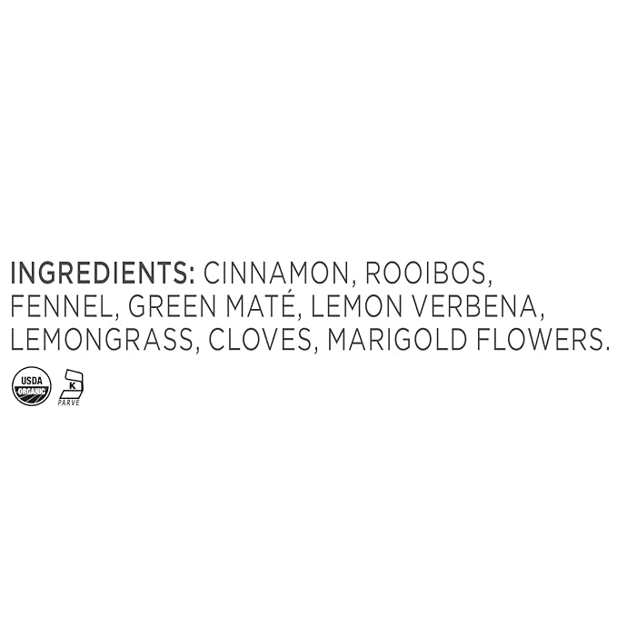 Tea Forte Spiced Herbal Maté Premium Organic Loose Leaf Caffeinated Herbal Tea Blend Canister, Makes 35-50 Cups, Tea Gifts for Mother's Day