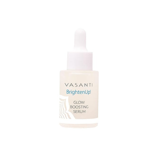 VASANTI Glow Boosting Serum (30mL) - Enriched with Vitamin C, Bearberry and Arbutin Infused Serum for Instant Glowing Skin