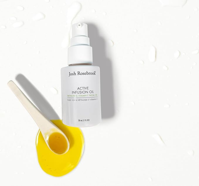 Josh Rosebrook - Active Infusion Oil Retinoid & Vitamin C Facial Serum Improves Skin Texture & Tone, Reduces Fine Lines, Increases Radiance - 30mL - 1 Oz