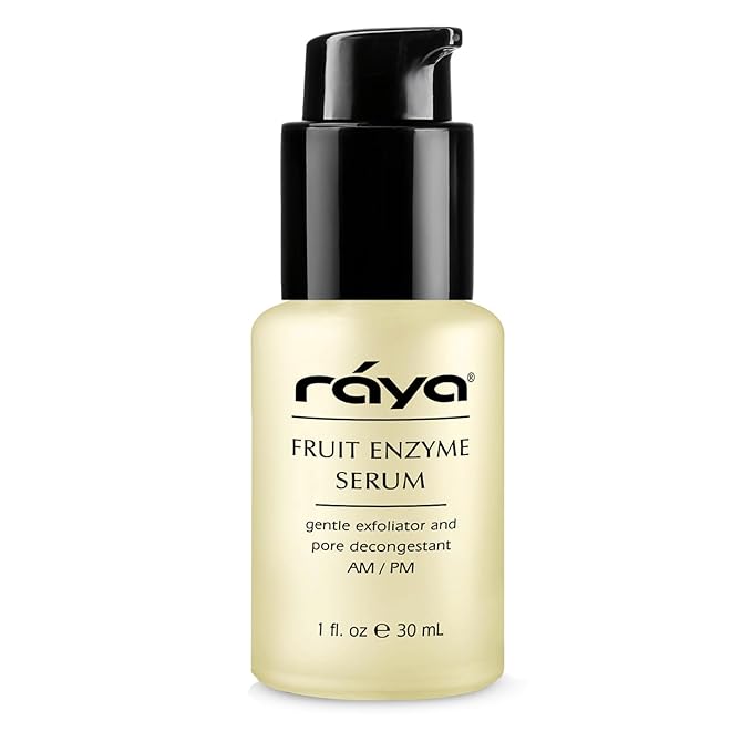 RAYA Fruit Enzyme Serum (505) | Non-Oily, Exfoliating Facial Treatment for Oily, Problem, and Dull Skin | Reduces Black-Heads and Clears Pores