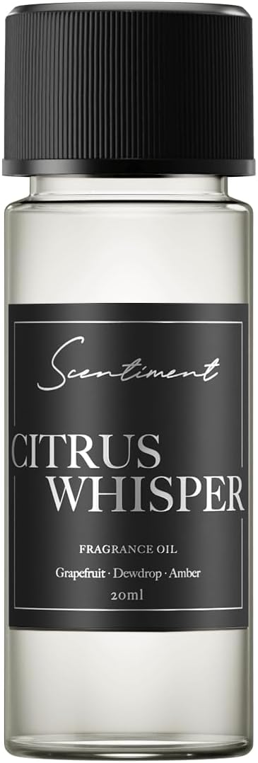 Citrus Whisper Collection Diffuser Oils | Aromatherapy Home Fragrance | Luxurious Scent with Notes of Grapefruit, Dewdrop, Amber, 20ml