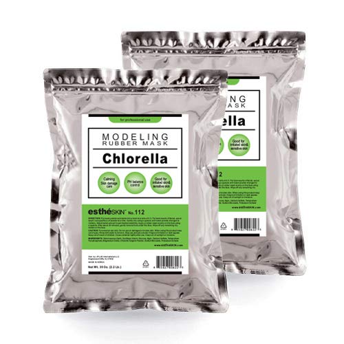 No.112 Chlorella Modeling Mask Powder for Professional Facial Treatment, 35 Oz. (2 pack)