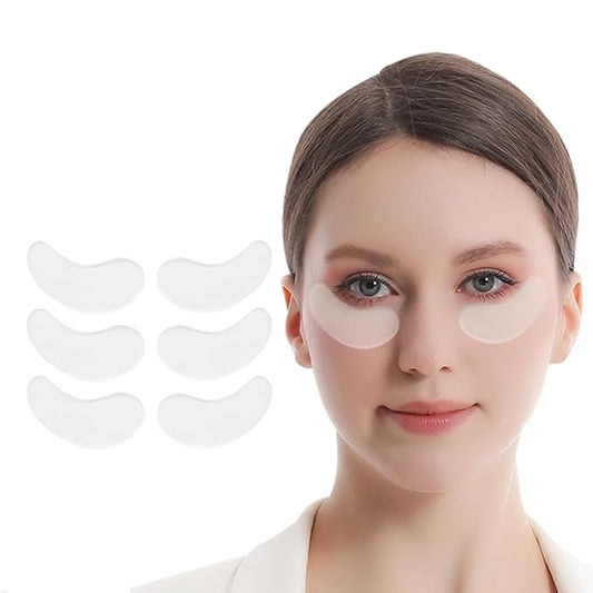 Facial Hydrogel Wrinkle Patches for Under Eye, Reusable Beauty Care Gel Pads, Help Minimize Crow's Feet, Bags, Puffiness, and Fine Lines (eye-3 Pairs)