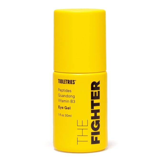TOOLETRIES The Fighter - Eye Gel for Men - Anti-Aging & Antioxidant Formula for Firm & Hydrated Skin - Reduces Lines, Wrinkles, Redness, & Dark Circles - Made In Australia - 1fl oz