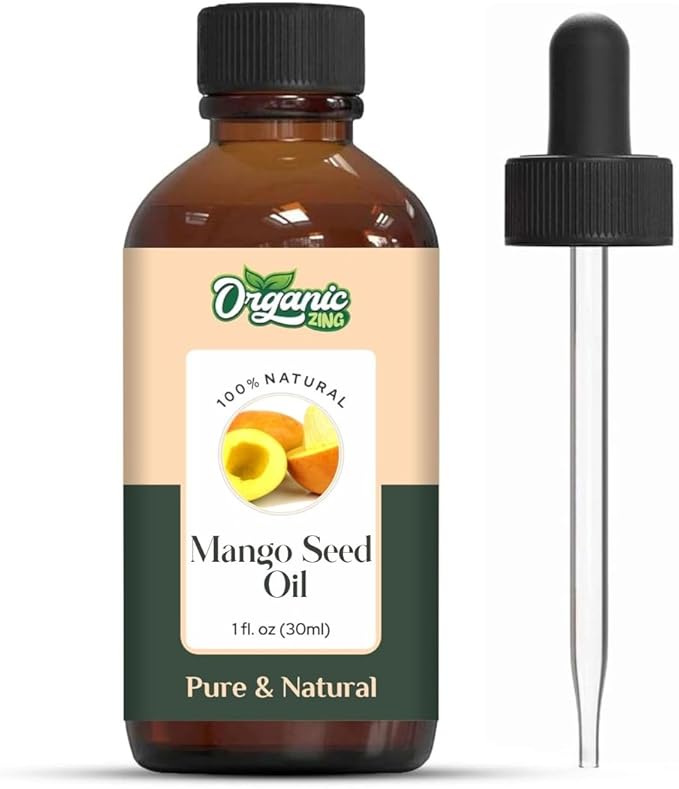 Mango Seed (Mangifera Indica) Oil | Pure & Natural Carrier Oil for Skincare, Hair Care & Massage-30ml/1.01fl oz