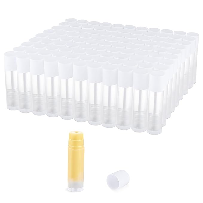 100 Pcs 5.5ml Bulk Empty Lip (clear)
