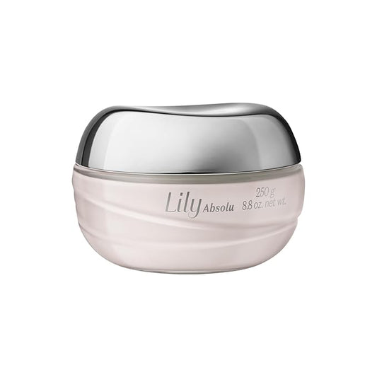 Lily Absolu Satin Hydrating Body Cream, 24 Hour Fragranced Body Butter for Dry Skin, 8.8 Ounce