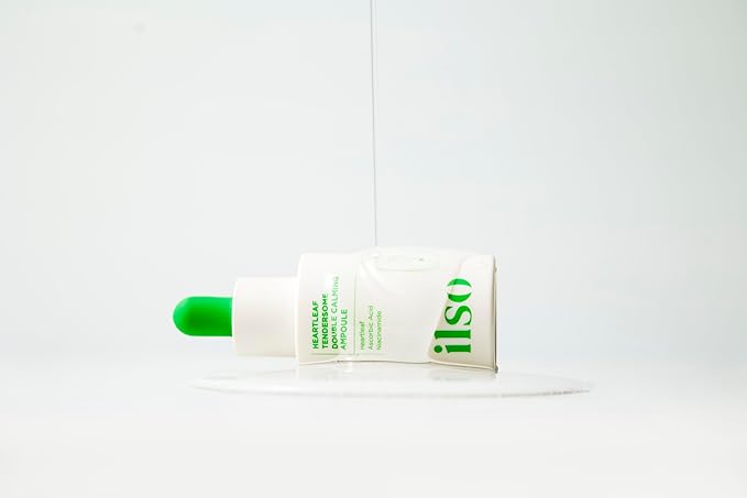 ILSO Heartleaf Tendersome Double Calming Ampoule, Ascorbic Acid, Niacinamide, Soothing serum