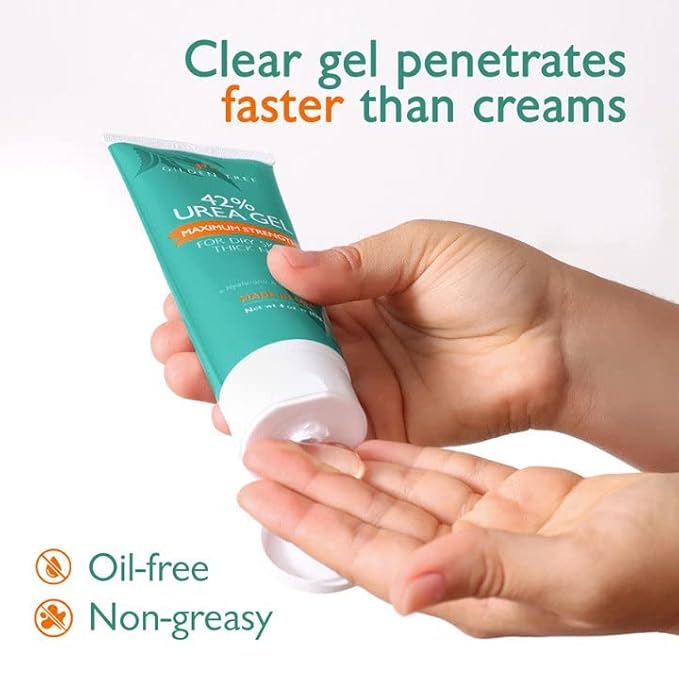 GILDEN TREE Urea Gel 42 Percent For Feet Maximum Strength Softens Cracked Heel Calluses & Thick Toenails