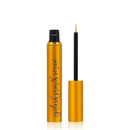 Premium Eyelash Growth Serum: Advanced Vegan Formula for Longer Thicker Lashes (Rose Gold, 0.17 Fl Oz (Pack of 1))