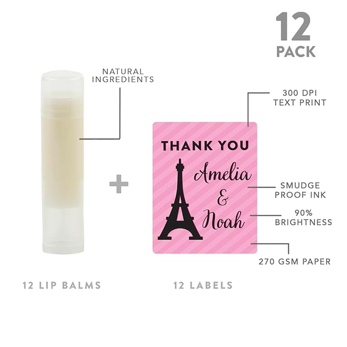 Andaz Press Personalized Wedding Party Lip Groom