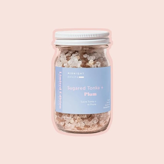 Midnight Paloma WS USD Holiday Sugared Tonka + Plum Bath Soak, 12 oz
