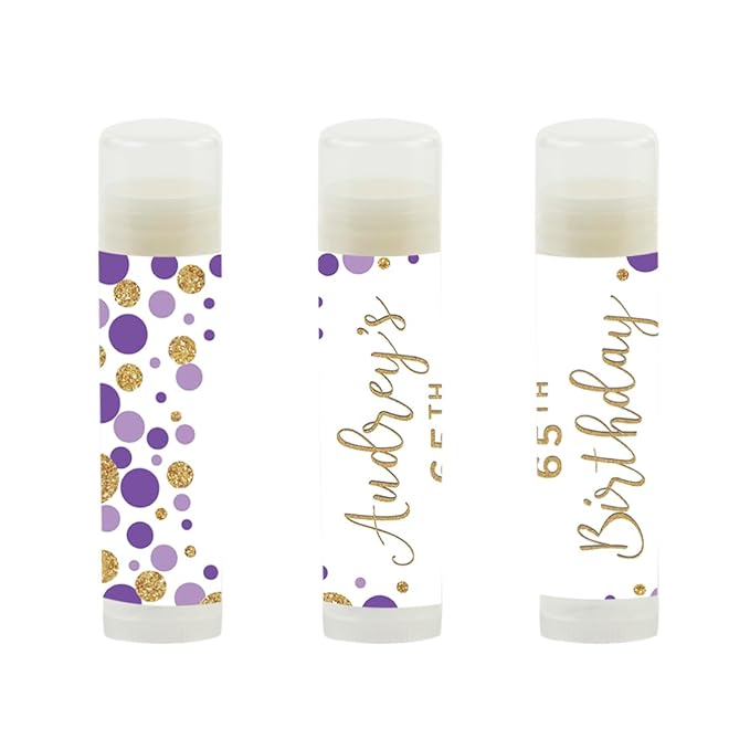 Andaz Press Personalized Milestone Birthday Party Glitter