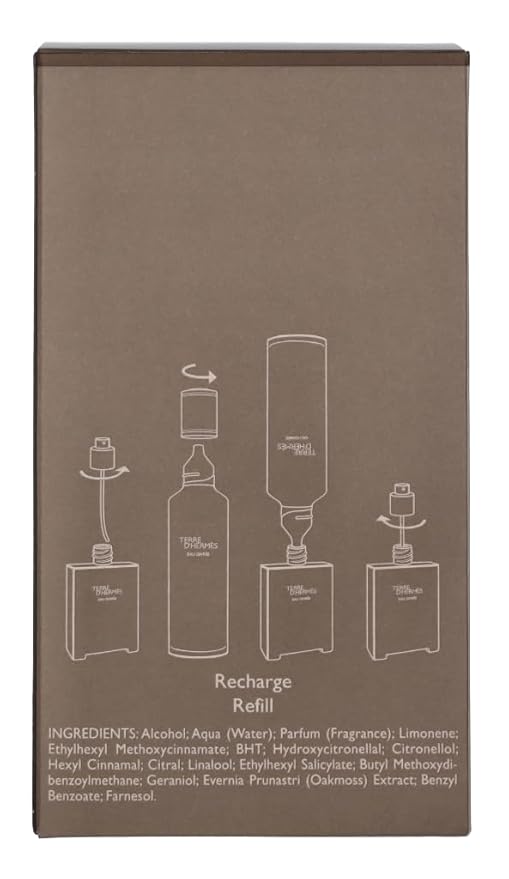 Hermes Terre DHermes Eau Givree for Men - 1.6 oz EDP Spray (Refillable)