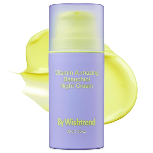 BY WISHTREND Vitamin A-mazing Bakuchiol Retinal Night Cream (1.05 Ounce (Pack of 1))