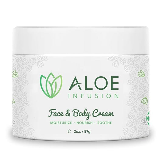 Body and Face Moisturizer - Natural Moisturizing Cream with Organic Aloe Vera - Skin Care for Dry Skin, Anti Wrinkle, Acne Scars, Rosacea, Psoriasis Eczema Cream Lotion for Men and Women