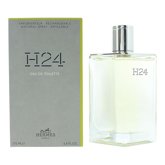 Hermes H24 for Men Eau de Toilette Spray, 5.9 Ounce (Refillable)