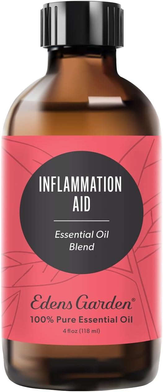 Edens Garden Inflammation Aid Essential Oil Blend 100% Pure & Natural Best Recipe Therapeutic Aromatherapy Essential Oil Blends 118 ml (4 oz)