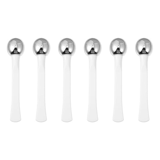 EXCEART 6pcs Eye Cream Applicators Face Eye Roller Massage Eye Care Applicator Wand Stick Metal Eye Cream Roller Wand