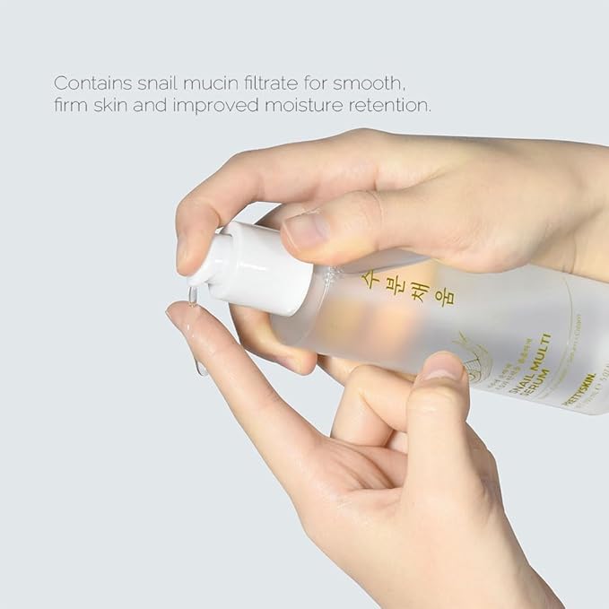 Snail Mucin Serum for face 5.07fl.oz (150ml) Toner+Emulsion+Serum+Cream | Korean Skin Care