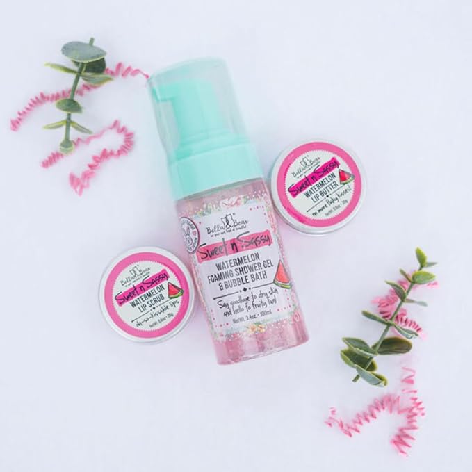Bella & Bear Sweet 'n' Sassy Watermelon Exfoliating Lip Scrub, 0.6 oz