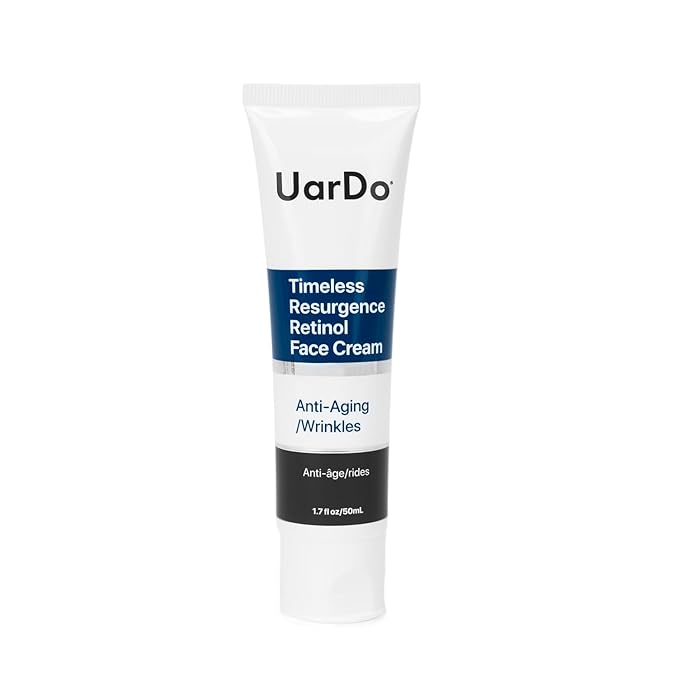 Uardo Timeless Resurgence Retinol Face Serum 1.7 Fl Oz/ 50ml - usn114 | For All Skin Types | Helps with Fine Lines, Wrinkles, & Uneven Skin | For Women and Men