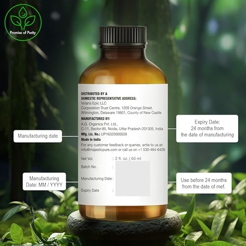 MAJESTIC PURE Tea Tree Essential Oil | 100% Pure and Natural Oil | Premium Grade Essential Oils for Hair Care, Home Diffusers, Skin, Aromatherapy, Massage and Humidifiers | 2 Fl Oz