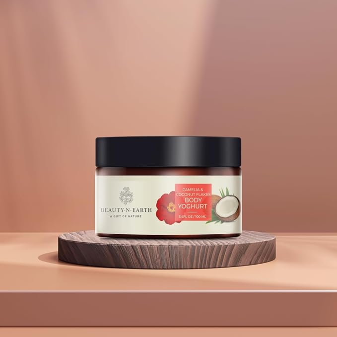 Camelia Coconut Flakes Body Yoghurt,100ml Enriched with Camellia Oleifera Seed Oil | Coconut oil | Shea Butter | Tea | Vitamin E