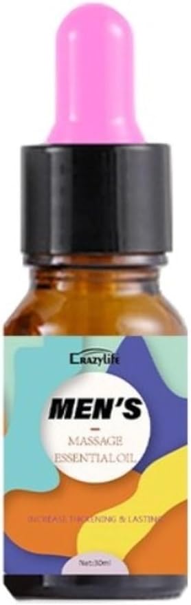 Massage Oil Enlargement Oil Increase Enlarge Gel Thicker Longer Stronger Large Size Enlarger Cream BLSEX for Men (F414-MEN'S Oil 30ML)