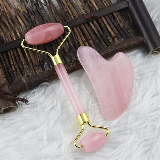 Jade Roller And Gua Sha Set