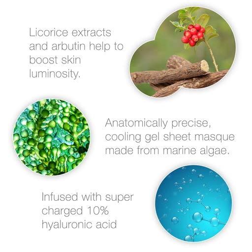 Bio-Therapeutic Hyaluronic Delivery Neck Masque - Firming Neck Masque, Hydrating and Smoothing Fine Lines, Made with Marine Algae, Fragrance Free