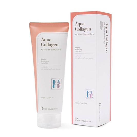 Gel Cream Mask Pack 150ml(5.07 fl.oz.) Fast absorption No wash No Patch Essential Face Mask Pack (Aqua Collagen)