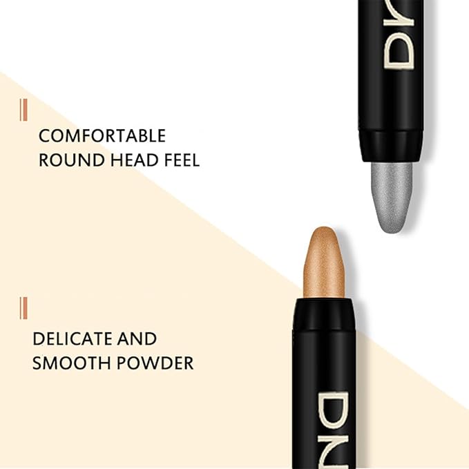 Colorful Shimmer Eye Shadow Stick Glittering Eye Shadow Stick Set with Retractable and Waterproof Eyeshadow Pencil for Long-Lasting Makeup Eyeshadow (Type B 8 Pcs)