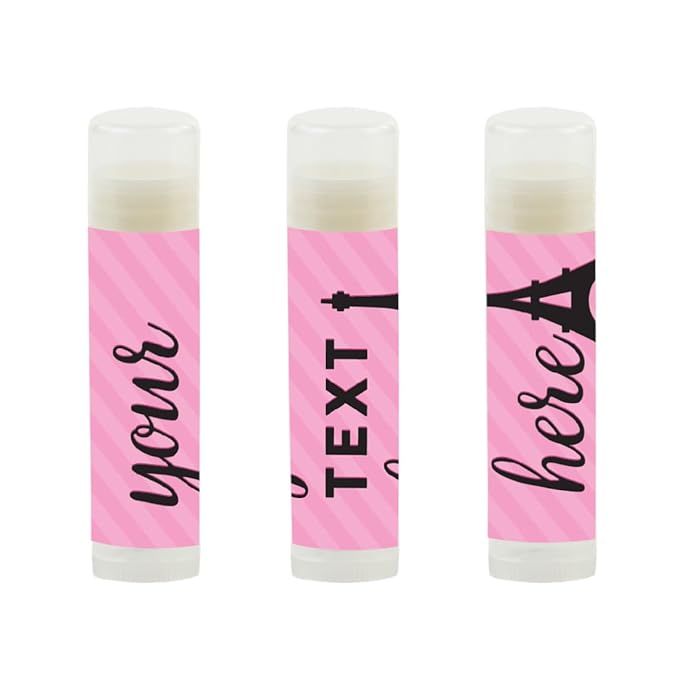 Andaz Press Personalized Lip Balm Party Eiffel