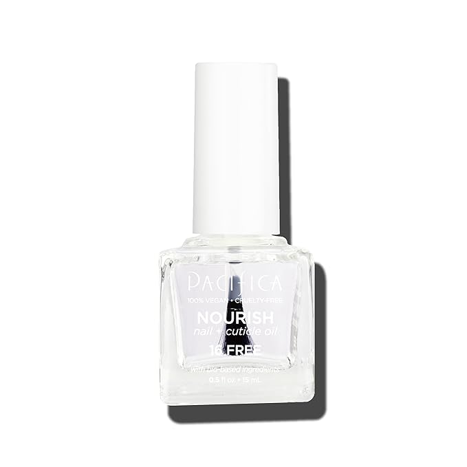 Pacifica Nail Cuticle Oil – Nourish Nail + Cuticle Coconut Oil for Nails, Vegan & Cruelty-Free, Coconut