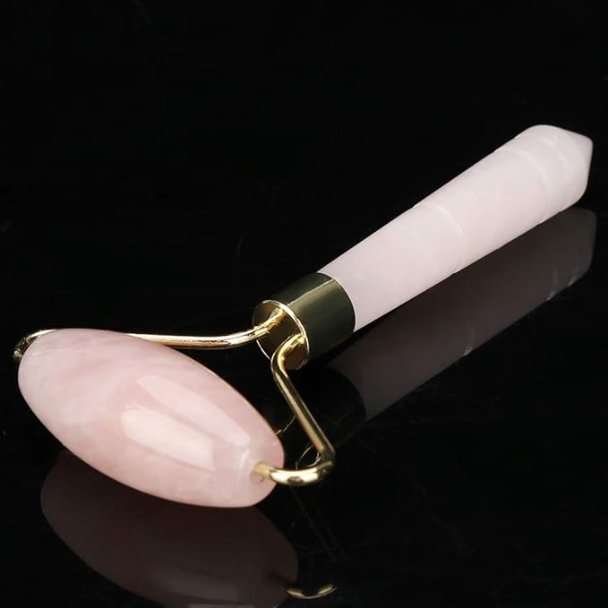 Jade Face Roller, Gua Sha Massage, Anti Aging Jade Stone Massager for Face and Eye Massage, Make Your Face Skin Smoother and Look Younger Jade Roller Facial Beauty Roller Care Tool