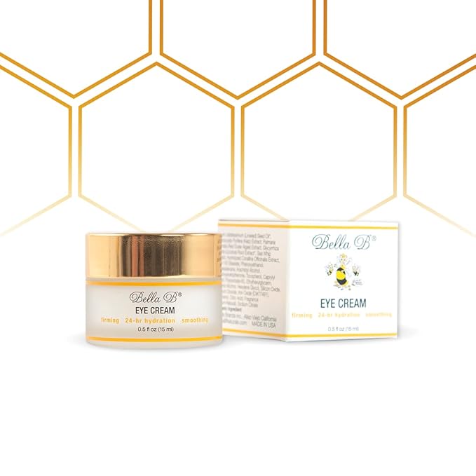 Bella B Eye Cream 1.7 oz Jar - Facial Glow - Pregnancy Skin Care - Pregnancy Skincare - Natural Eye Cream - Anti Aging Eye Cream - Organic Eye Cream - Prenatal Skin Care - Healthy Beauty