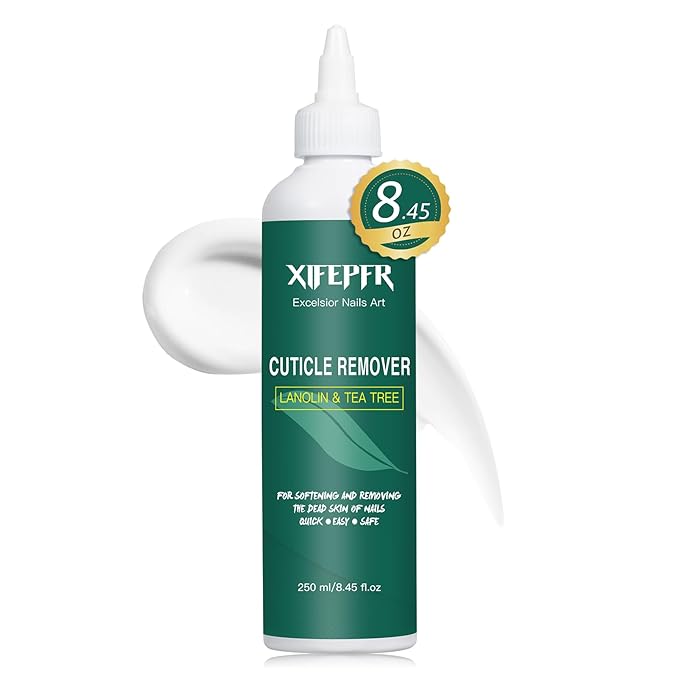 Cuticle Remover, 8.45 FL OZ Cuticle Softener, Instant Cuticle Remover Liquid, Salon Quality Cuticle Cream Professional Nail Care, Removes Cuticles in Seconds, Rosemary Scent, Gifts for Women