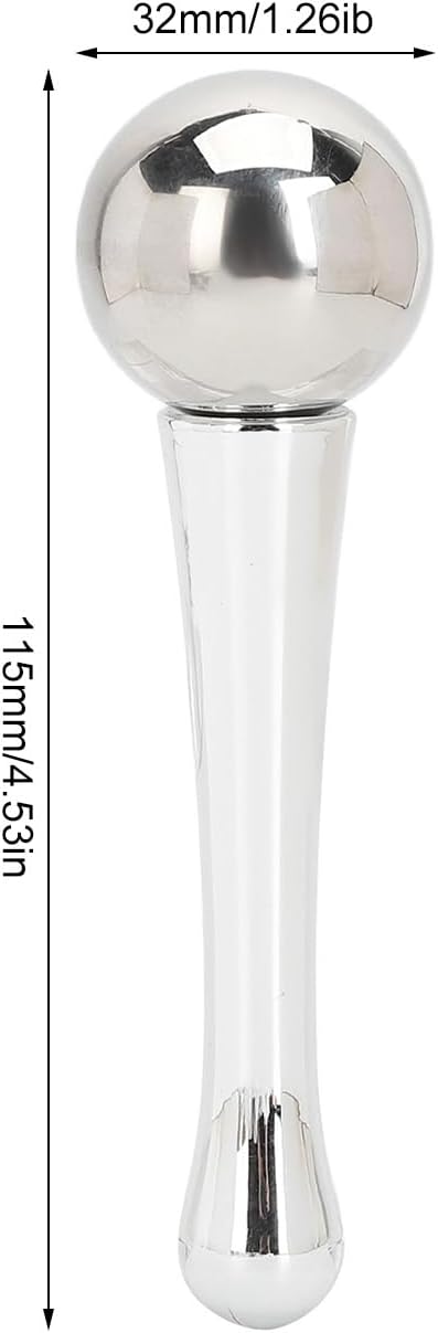 Cryo Sticks for Face, Ice Globes Cryo Globes for Facials, Stainless Steel Cooling Spa Ice Globes Roller, Reduce Swelling Wrinkles Massage Eye Roller Stick