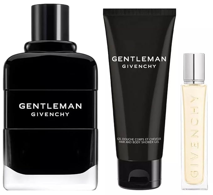 Givenchy Gentleman Reserve Privee Men's Gift Set (100 ml EDP + 75 ml Shower Gel + 12.5 ml Mini Travel Spray)
