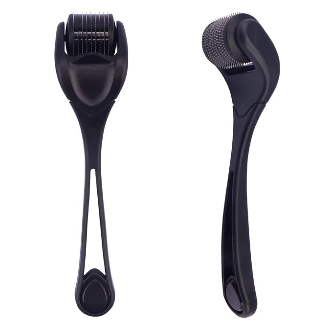 Microneedling Roller for Face and Beard | Derma Roller for Women and Men | Micro Needle Roller for Scalp Face [Ultra]